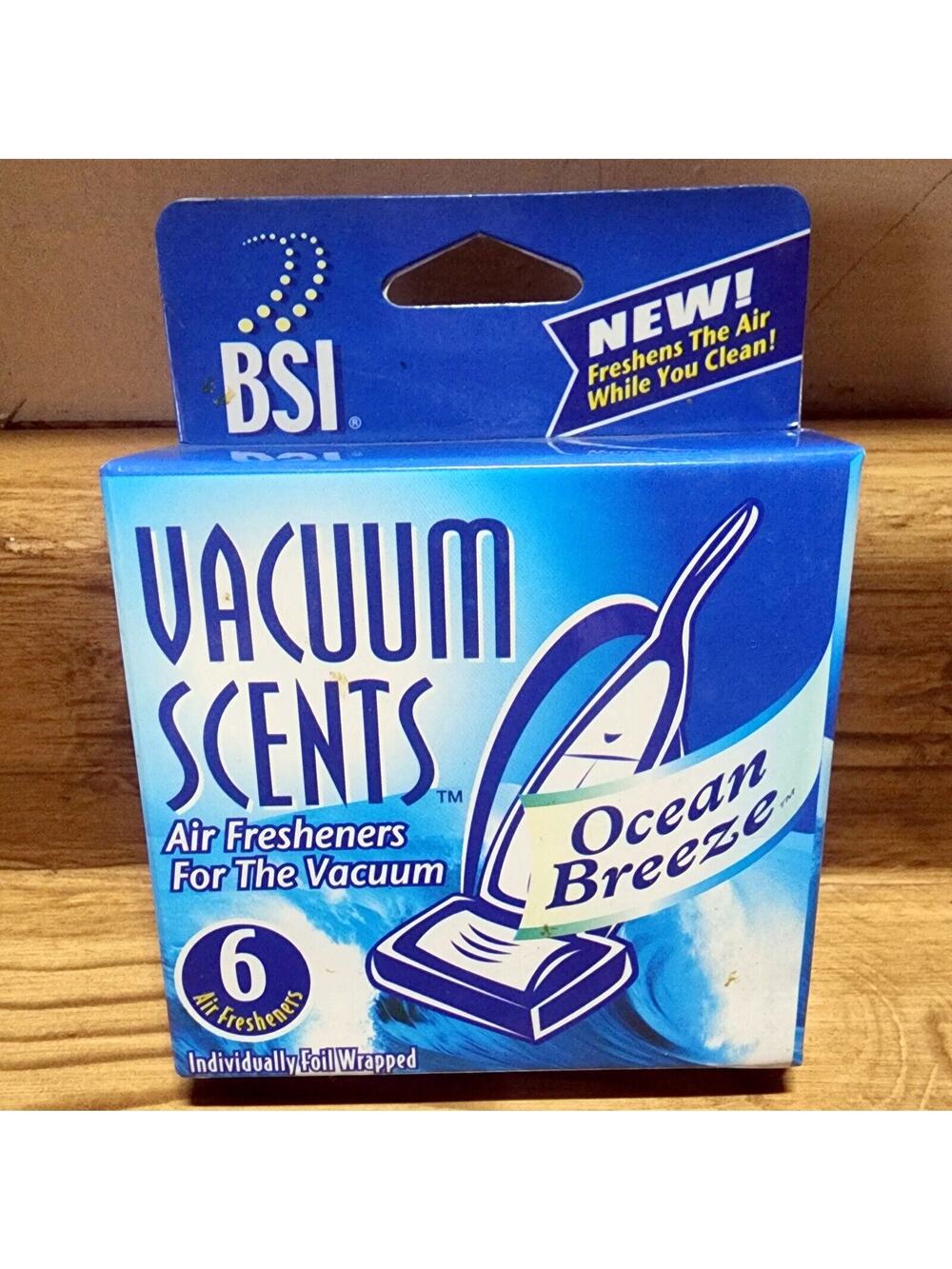 NOS Vacuum Scents Air Freshener 6 Pack Box Ocean Breeze See Description *